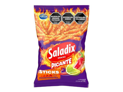 SALADIX STICKS PICANTE  80 GRS
