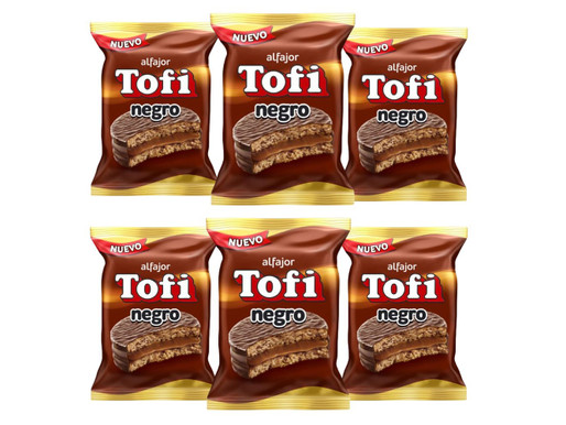 ALFAJOR SIMPLE TOFI NEGRO  46 G