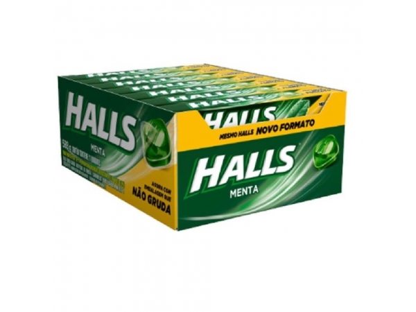 CARAMELOS HALLS MENTA  X 12 UN