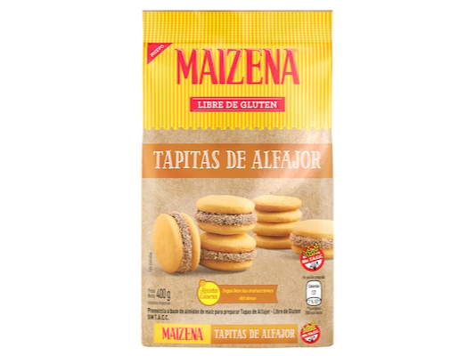 TAPITAS DE ALFAJOR SIN TACC 200 GRS