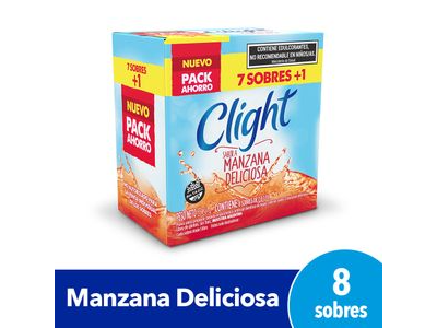 JUGOS CLIGHT MANZANA DELICIOSA  7 GRS
