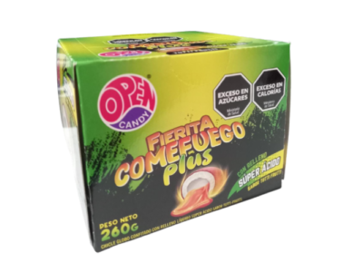 CHICLE FIERITA COMEFUEGO TUTTI FRUTTI 50 U