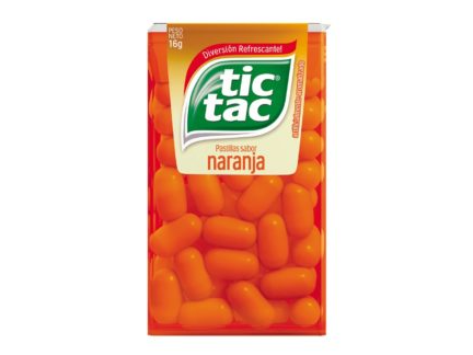 PASTILLA TIC TAC NARANJA  12 U