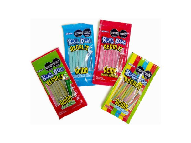 REGALIZ BULL DOG PICANTE  75 GRS (24)