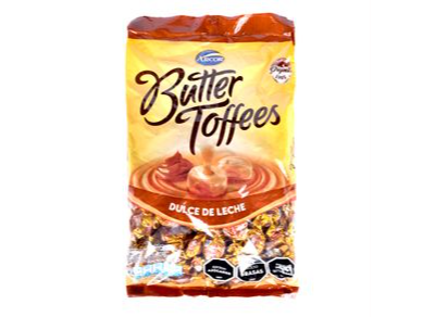 BUTTER TOFFEES DULCE DE LECHE 822 GRS