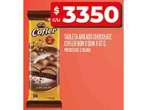 CHOCOLATE COFLER AIR BON O BON 27 GRS