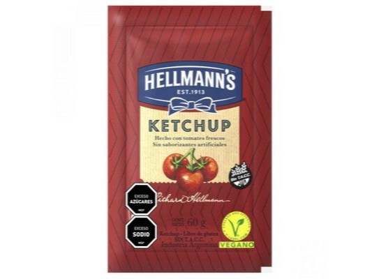 KETCHUP HELLMANNS 60 GRS