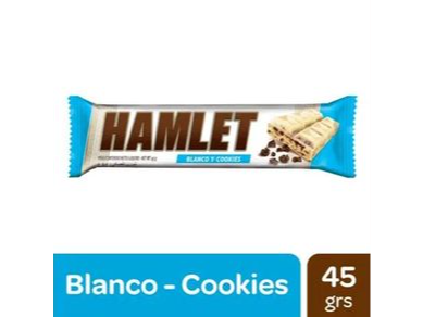 CHOCOLATE HAMLET BLANCO  45 GRS