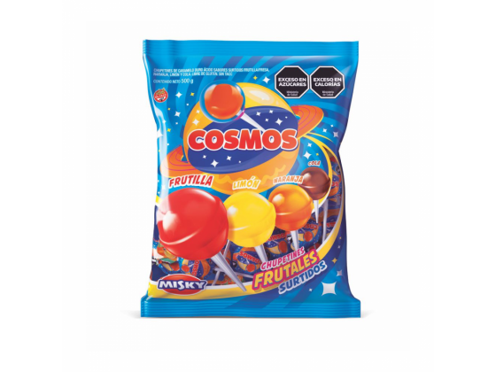CHUPETIN COSMOS SURTIDO MISKY  500 GRS