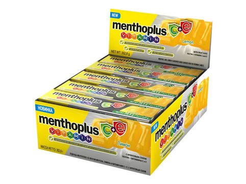 CARAMELO MENTHOPLUS LIMON  12U