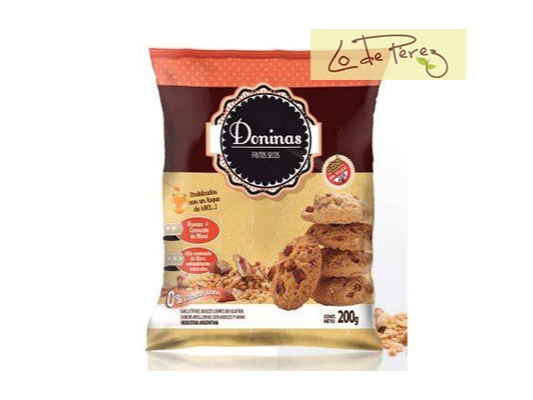 GALLETAS DONINAS FRUTOS SECOS 200 GRS