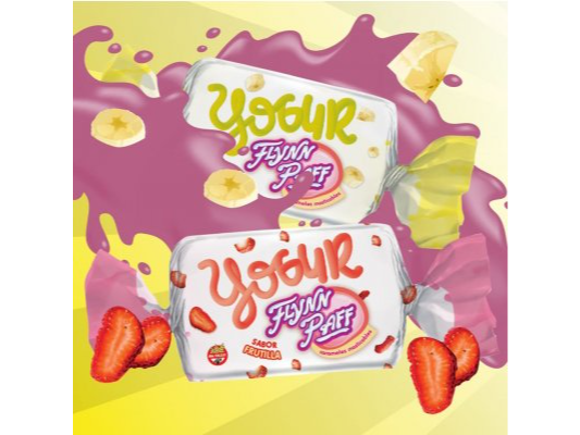 FLYNN PAFF YOUGURT BANANA FRUTILLA 70 UN