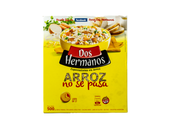ARROZ DOS HERMANOS NO SE PASA  1 KG