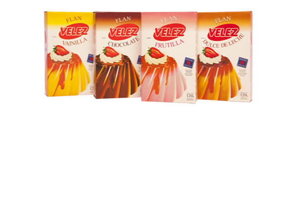 FLAN FRUTILLA VELEZ 120 GRS