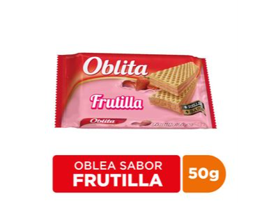 GALLETITAS OBLITA FRUTILLA  50 GRS