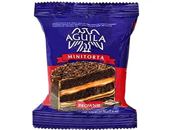 ALFAJOR TRIPLE AGUILA BROWNIE  70G