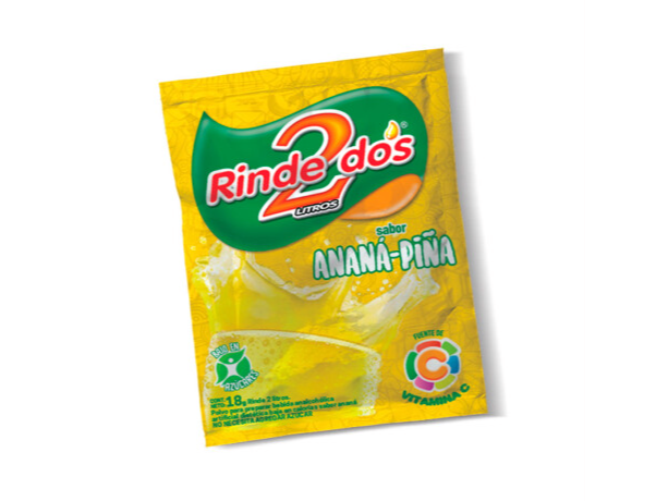 JUGOS RINDE 2 ANANA  15 GRS