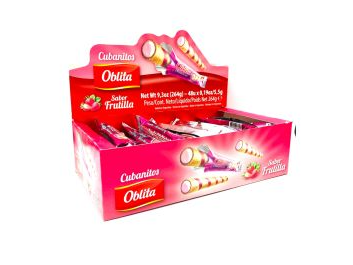 CUBANITOS OBLITA FRUTILLA  48UN