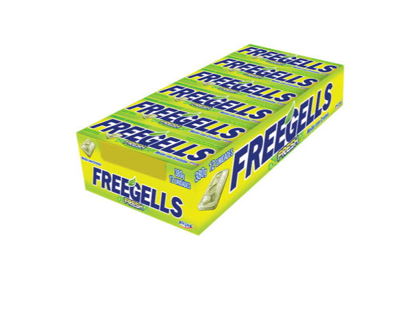 CARAMELOS FREEGELLS MELON CRISTAL 12 UN