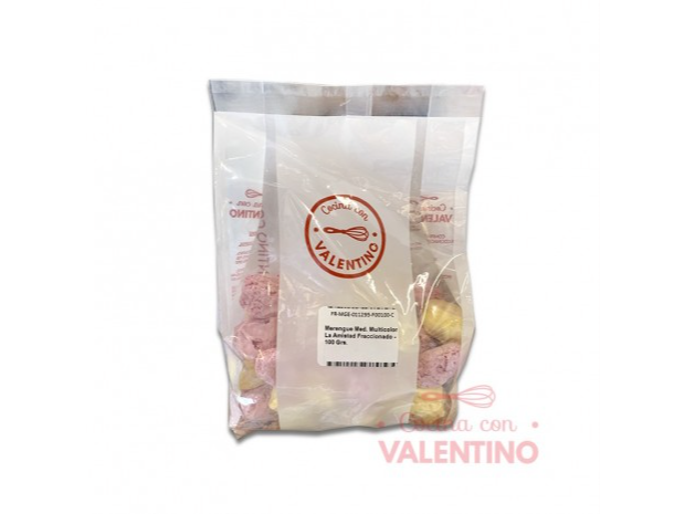 MERENGUE MEDIANO COLOR  100 GRS