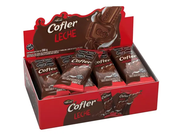 CHOCOLATE COFLER LECHE 55 GRS