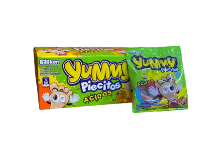 GOMITAS YUMMY PIECITOS ACIDOS  12UN