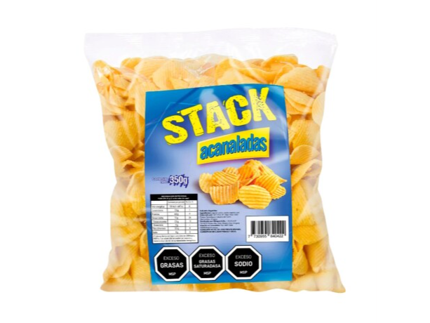 PAPAS ACANALADAS LAURENS  800GRS