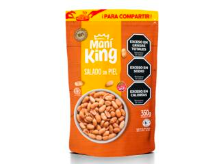 MANI KING SALADO SIN PIEL X 350 GRS