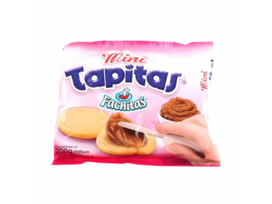 TAPITAS DE ALFAJOR FACHITAS  200 GRS
