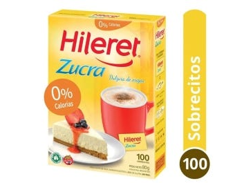 HILERET ZUCRA X 100 UN