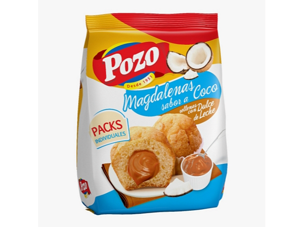 MAGDALENAS POZO COCO CON DDL  200GR