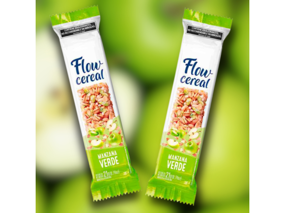 FLOW CEREAL MANZANA VERDE 24 GRS