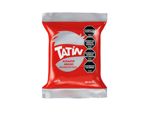 ALFAJOR TATIN NEGRO  33GS