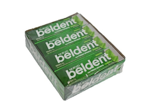 CHICLE BELDENT MENTA  20 U