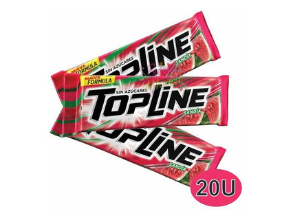 CHICLE TOPLINE SANDIA  20U