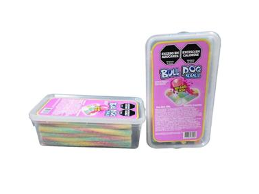 MINI REGALIZ BULL DOG TUTTI FRUTTI  500 GRS