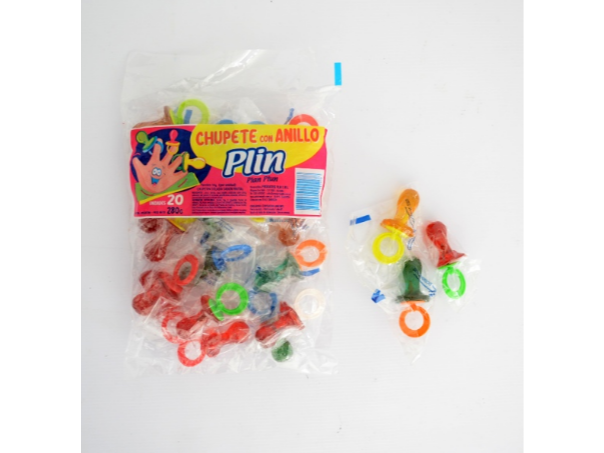 CHUPETIN PLIN CHUPETE CON ARO  20 U.