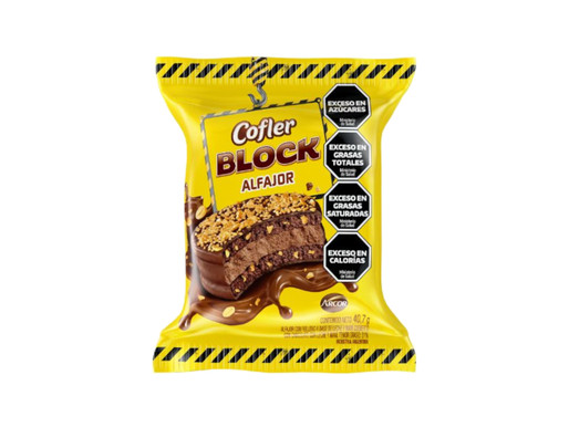 ALFAJOR SIMPLE COFLER BLOCK  40 GRS
