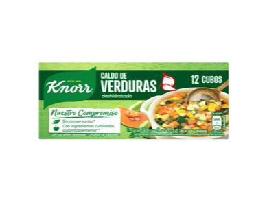 CALDO DE VERDURAS  KNORR  12 U