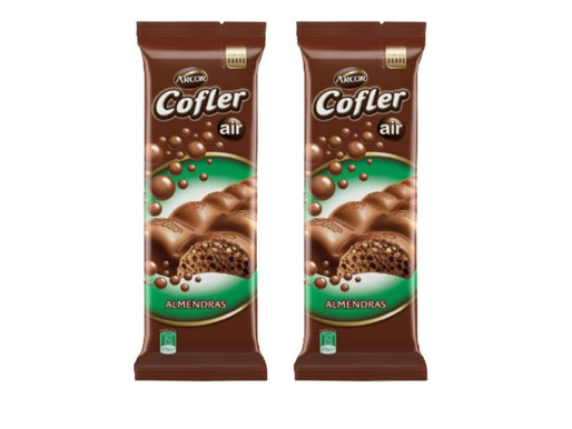 CHOCOLATE COFLER AIR ALMENDRAS  55 GRS