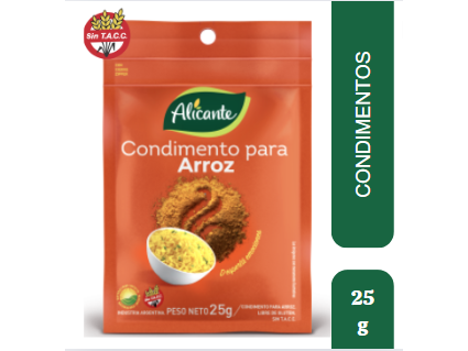 CONDIMENTO PARA ARROZ VELEZ  25GRS