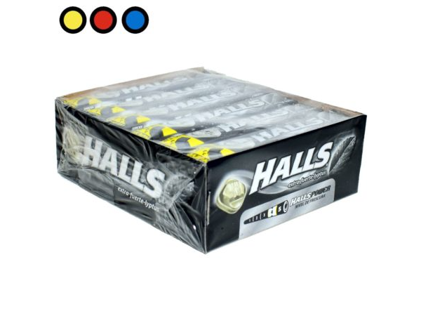 CARAMELOS HALLS STRONG  X 12 UN