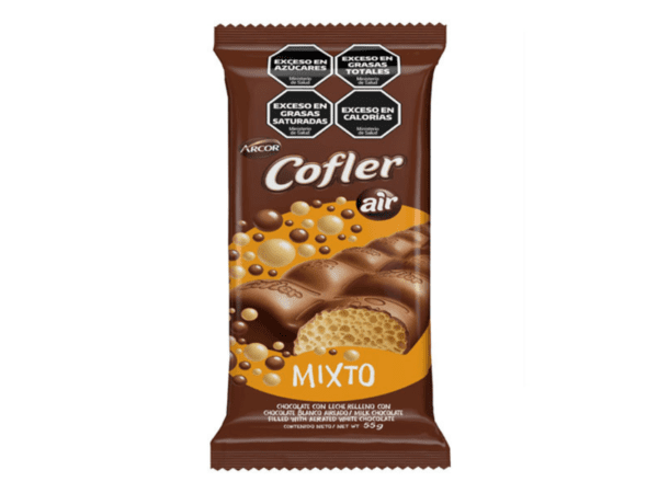 CHOCOLATE COFLER AIR MIXTO 27 GRS