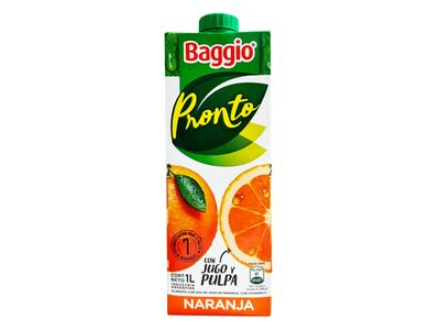 JUGO BAGGIO NARANJA 1LT