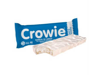 BARRITA DE ARROZ CROWIE CHOCOLATE BLANCO 12 GRS