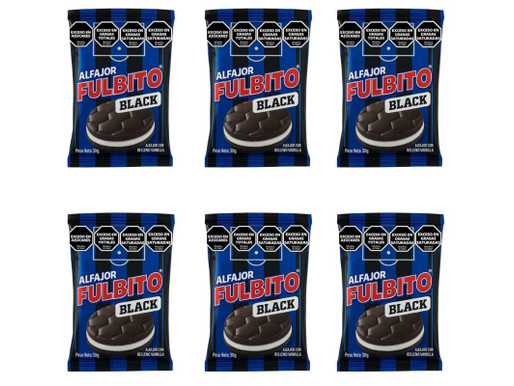 ALFAJOR FULBITO BLACK 30 GRS