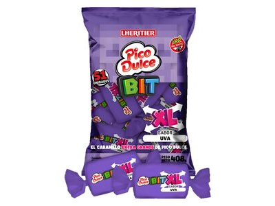 CARAMELOS PICO DULCE BIT UVA  408 G