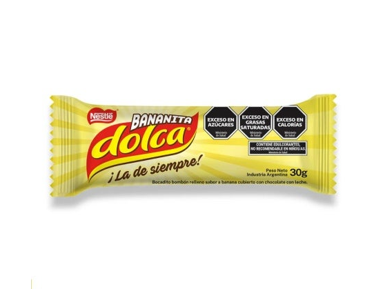 CAJA BANANITA DOLCA  16 x 14 GRS