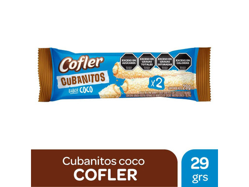 CUBANITOS CHOCOLATE COFLER 29 GRS