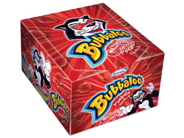CHICLE BUBBALOO FRUTILLA  60U